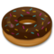 Doughnut emoji on LG